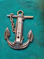 barometer rood koper anker vintage, Ophalen of Verzenden