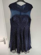 Donkerblauwe Cocktailjurk - Maat 38, Maat 38/40 (M), Blauw, Lautinel, Ophalen of Verzenden