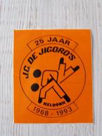 sticker 25 JAAR J.C. DE JIGORO'S te KELDONK 1968 - 1993, Verzamelen, Ophalen of Verzenden, Zo goed als nieuw, Sport