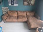 Bruine hoekbank van Urban Sofa- Gebruikt, Ophalen, Gebruikt, Leer, Tijdloos