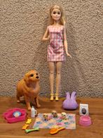 Barbie hond met puppies, Ophalen of Verzenden, Zo goed als nieuw, Barbie