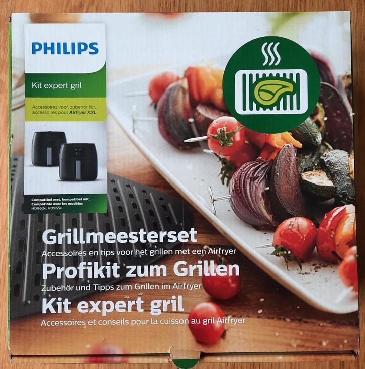 Philips Grillmeesterset airfryer XXL, Witgoed en Apparatuur, Airfryers, Nieuw, Airfryer XXL, 1500 gram of meer, Ophalen of Verzenden