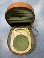 Vintage jaren 50tig platenspeler Philips hoedendoos NG 1360, Audio, Tv en Foto, Platenspelers, Ophalen of Verzenden, Gebruikt