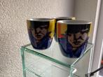 3 Herman brood kop mok, Huis en Inrichting, Keuken | Servies, Ophalen of Verzenden, Overige stijlen, Kop(pen) en/of Schotel(s)