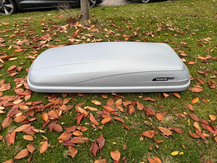 HAPRO Travelbox 5.0 dakkoffer skibox MASTER FIT 75 KG, Auto diversen, Dakkoffers, Zo goed als nieuw, Ophalen
