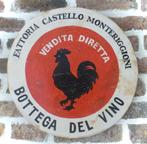 Handgeschilderd houten wijn bord / Toscane Italië / Chianti, Reclamebord, Zo goed als nieuw, DeKameraadschap, Dj.kammeraat@telfort.nl