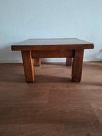 Eiken Tafeltje hoektafel 69x69 cm 40 hoog, Huis en Inrichting, Tafels | Bijzettafels, Minder dan 55 cm, Zo goed als nieuw, Rechthoekig