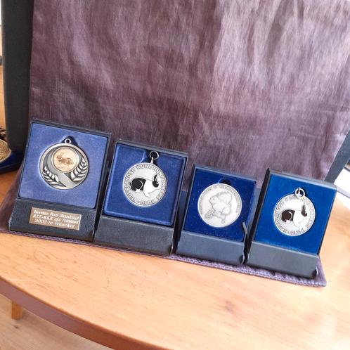 Konijn Prijs: 3 Medailles oa Emaille en 1 Penning, Postzegels en Munten, Penningen en Medailles, Overige materialen, Verzenden