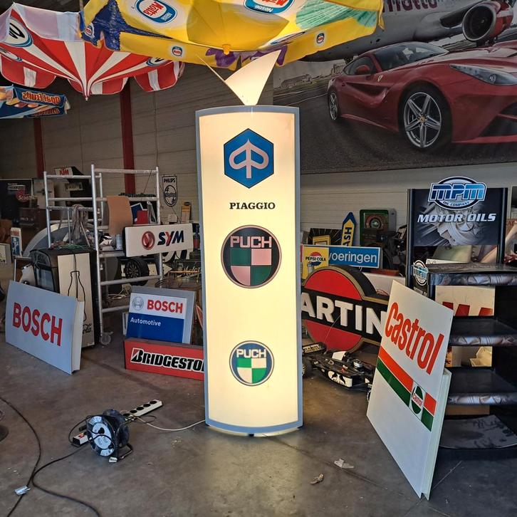 Piaggio/ Puch reclamezuil Xxl, Verzamelen, Merken en Reclamevoorwerpen, Gebruikt, Reclamebord, Ophalen