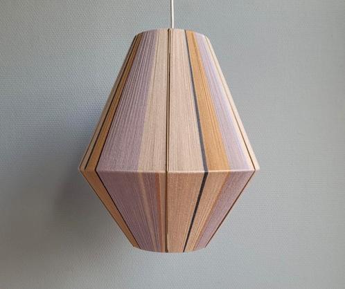 Bonbon draad lampenkap japandi, Huis en Inrichting, Lampen | Lampenkappen, Nieuw, Minder dan 25 cm, Rond, Grijs, Ophalen of Verzenden
