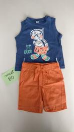 2-delig setje korte broek en singlet C&A maat 80, Gebruikt, C&A, Ophalen of Verzenden, Setje