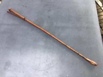 Leren paardrij zweepje, klein beschikbaar voor biedingen