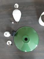 Art deco porseleinen katrol plafondlamp +- 1940, Antiek en Kunst, Antiek | Lampen, Ophalen of Verzenden