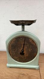 Leuk vintage weegschaaltje in een mooie groene kleur, Witgoed en Apparatuur, Weegschalen, Ophalen of Verzenden, Zo goed als nieuw