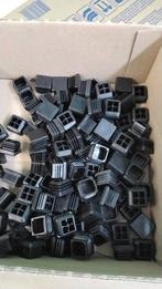 Meubeldop zwart voor koker 25x25mm, NIEUW,  ruim 100 st., Ophalen of Verzenden, Zo goed als nieuw