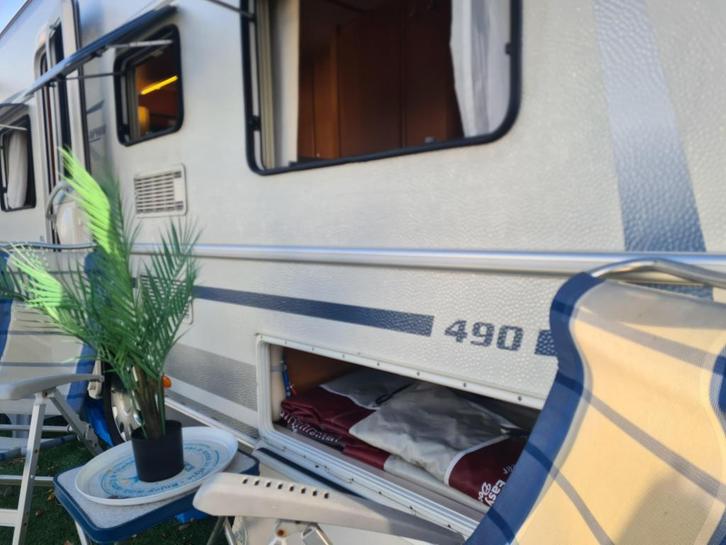 FENDT SAPHIR 490 / ENDURO MOVER / WALKER VOORTENT, Caravans en Kamperen, Caravans, Bedrijf, 1000 - 1250 kg, Rondzit, Fendt, Dwarsbed