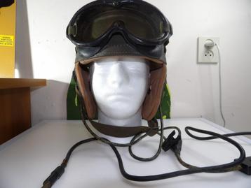 US Tank Helm Kon.Landmacht jaren 50 incl. communicatie  beschikbaar voor biedingen