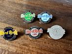Hardrock café Member collector pins, 5 stuks, Verzamelen, Overige Verzamelen, Ophalen of Verzenden, Zo goed als nieuw, Pins