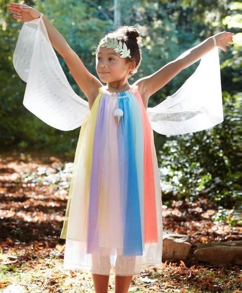 Meri Meri Regenboog Verkleed Jurk, Kinderen en Baby's, Carnavalskleding en Verkleedspullen, Zo goed als nieuw, Meisje, Ophalen