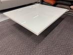 Showmodel Beek S7 Salontafel Glad wit Design Tafel 140x120, Huis en Inrichting, Tafels | Salontafels, Nieuw, Glas, 50 tot 100 cm