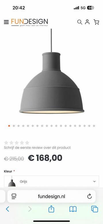 Muuto unfold scandinavisch hanglamp beschikbaar voor biedingen