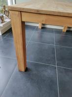 Houten tafel, Huis en Inrichting, Tafels | Eettafels, Ophalen, Gebruikt, 50 tot 100 cm, Vijf personen of meer