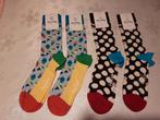Happy socks 4 paar maat 41-46, Overige kleuren, Nieuw, Overige maten, Ophalen of Verzenden