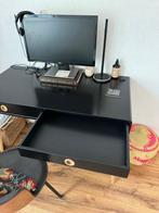 Bureau zwart (Leenbakker), Huis en Inrichting, Bureaus, Ophalen, Zo goed als nieuw