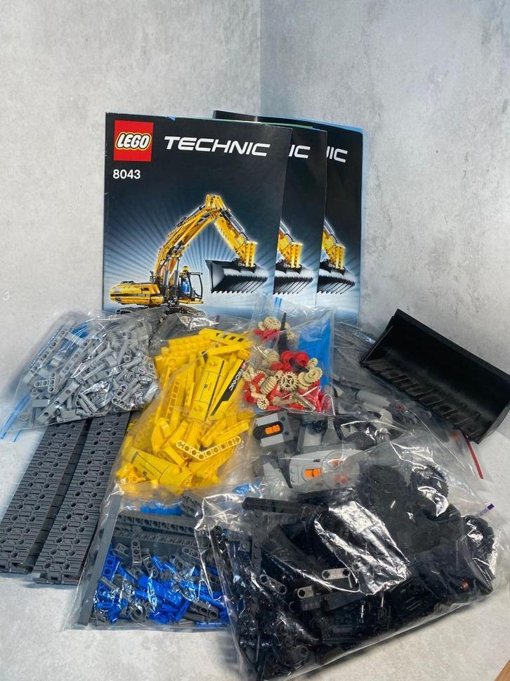 LEGO Technic Graafmachine met Motor - 8043, Kinderen en Baby's, Speelgoed | Duplo en Lego, Zo goed als nieuw, Lego, Complete set