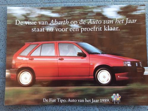 Fiat Tipo Abarth design 1989 - actiemodel, Boeken, Auto's | Folders en Tijdschriften, Zo goed als nieuw, Overige merken, Ophalen of Verzenden
