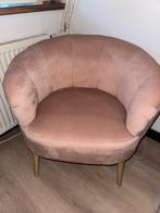 Licht roze stoel, Huis en Inrichting, Fauteuils, Ophalen, Zo goed als nieuw, Minder dan 75 cm, 50 tot 75 cm