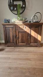 Koloniaal Dressoir Massief Hout, Huis en Inrichting, Ophalen, 25 tot 50 cm, Minder dan 100 cm