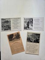 4 Duiste ansichtkaarten 2de Wereldoorlog 1939-1945., Ophalen of Verzenden, Duitsland