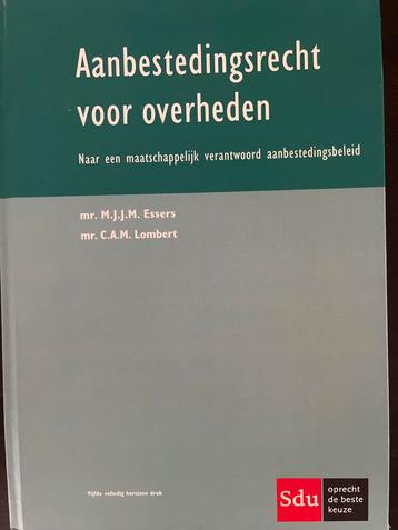 C.A.M. Lombert - Aanbestedingsrecht voor overheden beschikbaar voor biedingen