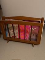 Art Deco Eiken Lectuurbak/Krantenbak, Ophalen, Gebruikt, Overige typen, Minder dan 100 cm
