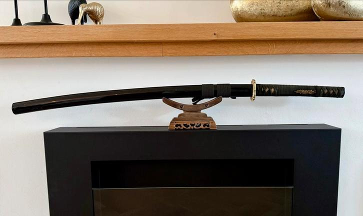 Damast Stalen Katana - Zeer Scherp, Antiek en Kunst, Kunst | Niet-Westerse kunst, Ophalen of Verzenden