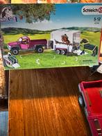 Schleich horse club 42346 auto met paardenwagen, Ophalen of Verzenden, Zo goed als nieuw