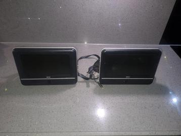 Dvd speler car auto play afstandbediening 2 schermen beschikbaar voor biedingen