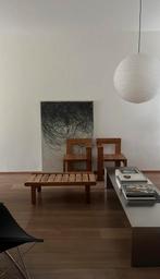 Bernt Petersen Oak Bench, Ophalen, 25 tot 50 cm, Rechthoekig, 50 tot 100 cm