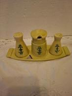 Flora Gouda - peper en zout stelletje met mosterdpotje, Antiek en Kunst, Antiek | Servies los, Ophalen of Verzenden