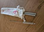 Metalen rietjes incl ragger, Ophalen of Verzenden, Nieuw