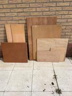 Restant Multiplex Platen dikte 7, 9, 18, 22 en 25 mm, Doe-het-zelf en Verbouw, Hout en Planken, Ophalen, Overige typen, 50 mm of meer