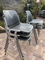 Zes castelli stoelen, Huis en Inrichting, Stoelen, Ophalen, Kunststof, Gebruikt, Grijs