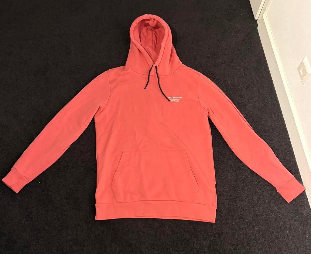 Roze Hoodie - Daily Aesthetikz - Maat L, Kleding | Heren, Truien en Vesten, Ophalen of Verzenden, Zo goed als nieuw, Maat 48/50 (M)