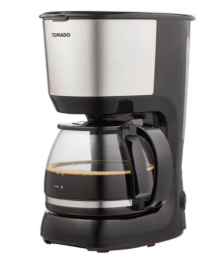 Filter koffiezetapparaat 1.25 liter 10 kopjes - glazen kan, Witgoed en Apparatuur, Koffiezetapparaten, Nieuw, Koffiemachine, 10 kopjes of meer