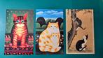 Poes Kat Kaarten unicef, Verzamelen, Ansichtkaarten | Dieren, Ophalen of Verzenden, 1980 tot heden, Ongelopen, Hond of Kat