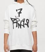 H&M witte oversized capuchonsweater hoodie Ariana Grande XS, H&M, Wit, Nieuw, Ophalen of Verzenden