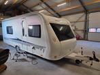 Hobby 560 wlu prestige ,bj 2013 ,mover,airco,voortent, Caravans en Kamperen, Hobby, Treinzit, Particulier, 5 tot 6 meter