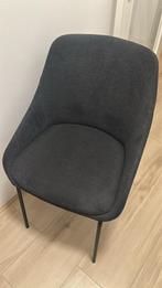 6x Antraciet Eetkamerstoelen, Ophalen, Zo goed als nieuw, Vijf, Zes of meer stoelen, Stof