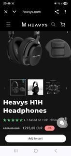 heavys nh1 koptelefoon voor heavy muziek, Ophalen of Verzenden, Nieuw, Overige merken, Bluetooth